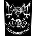 Mayhem Back Patch: Skull Omega