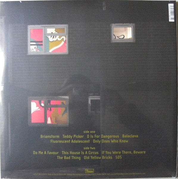 Arctic Monkeys – Favourite Worst Nightmare — back cover