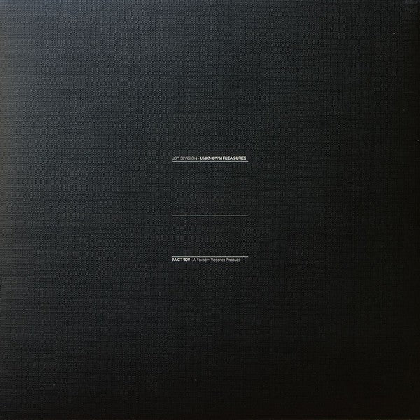 Joy Division – Unknown Pleasures — back cover