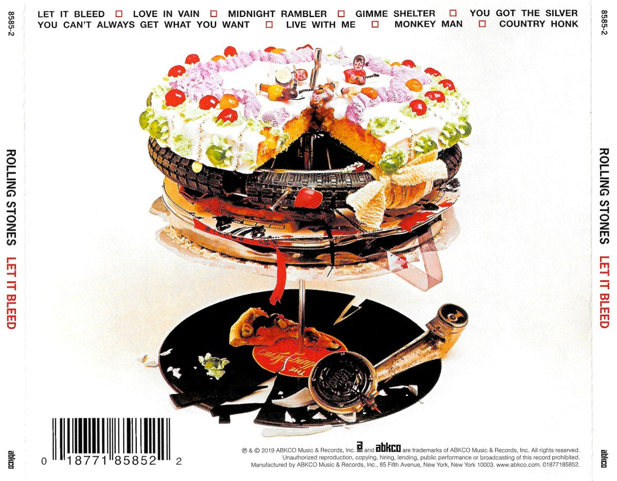 The Rolling Stones – Let It Bleed — back cover