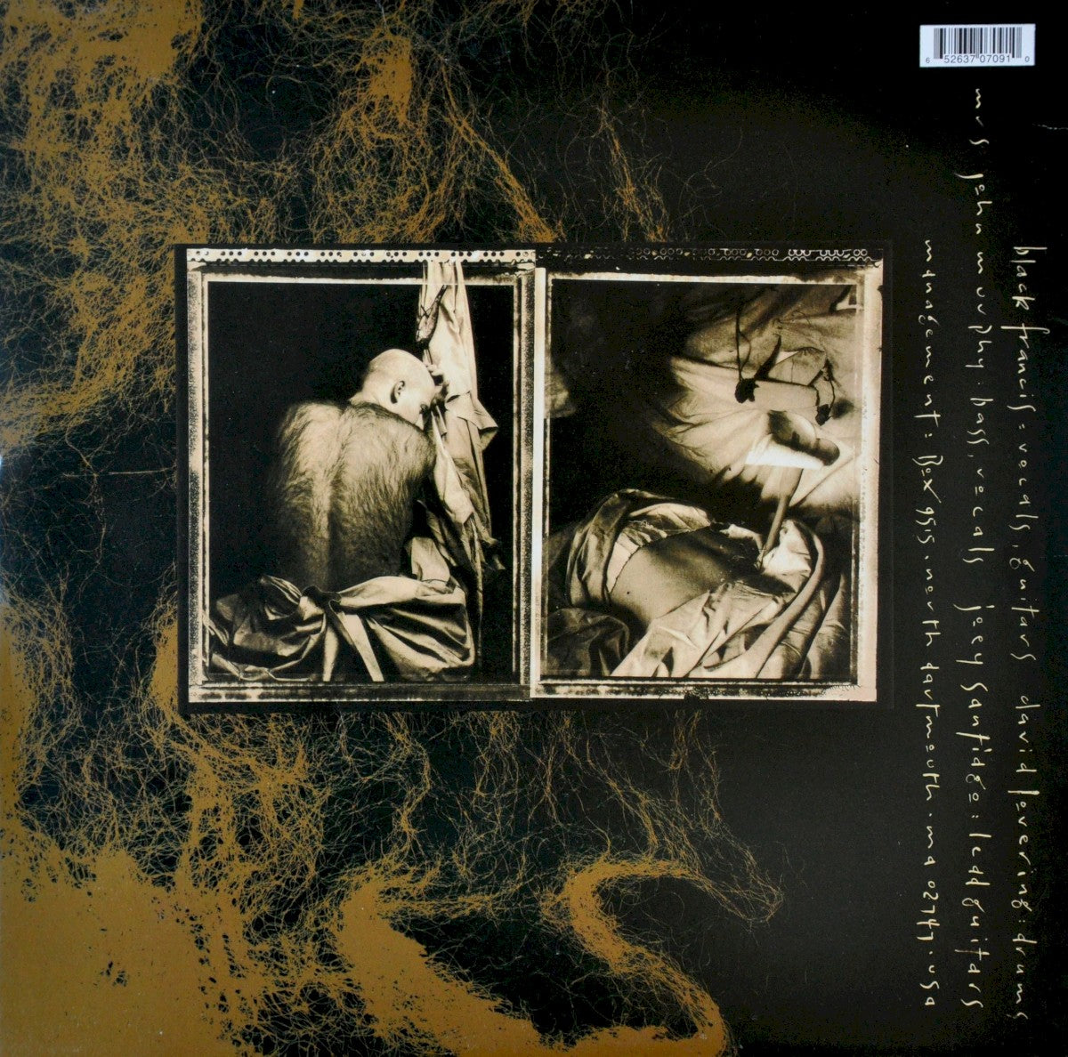 Pixies – Come On Pilgrim — back cover