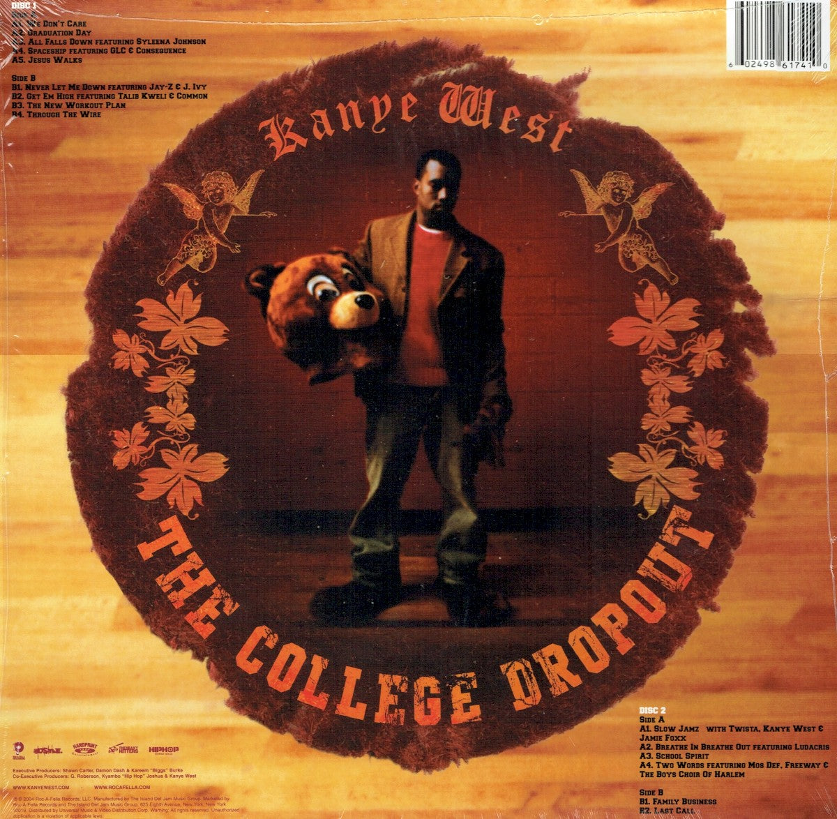 Kanye West – The College Dropout — back cover