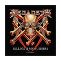 Megadeth Standard Woven Patch: Killing Is My Business