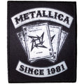 Metallica Standard Patch: 30th Anniversary Playing Card