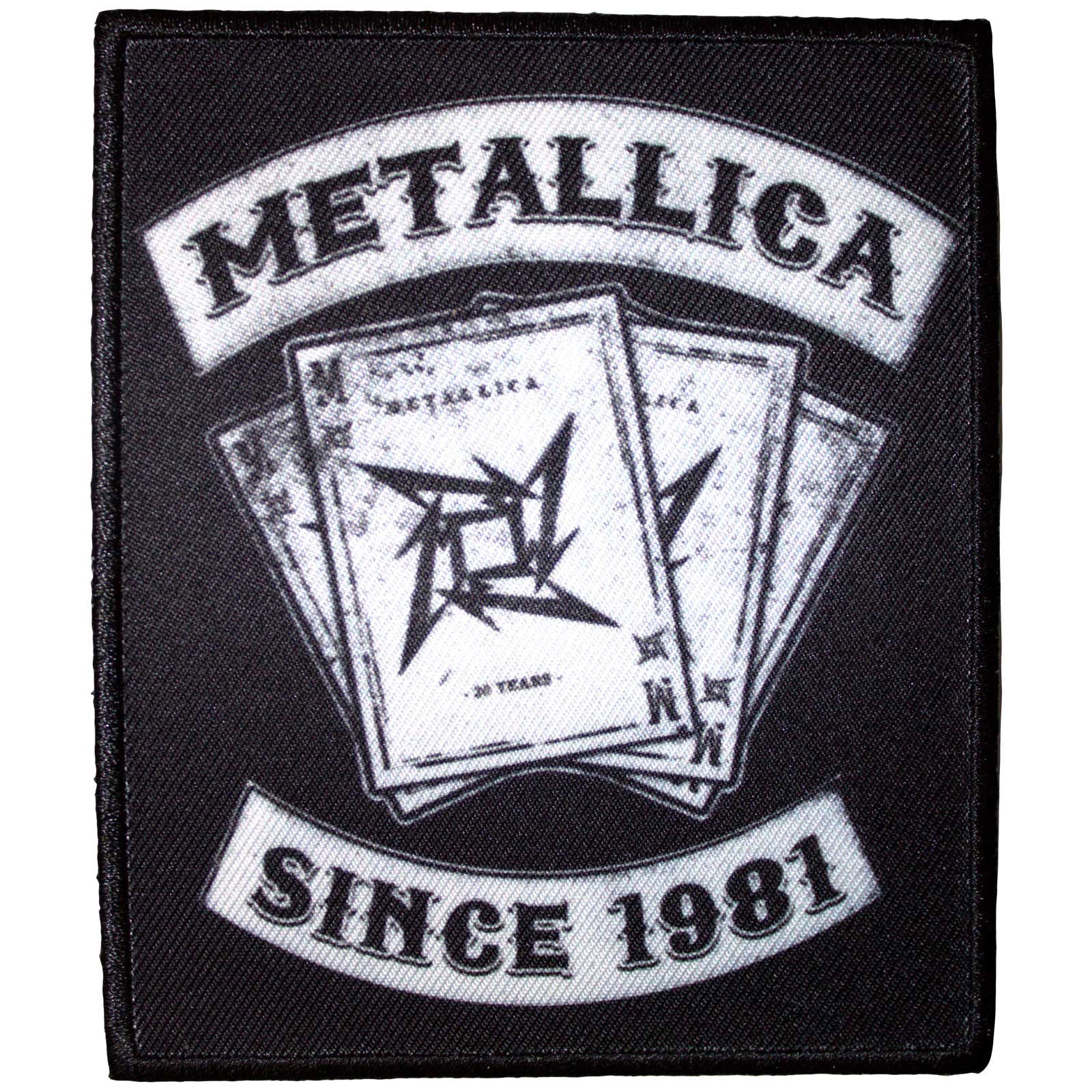 Metallica Standard Patch: 30th Anniversary Playing Card