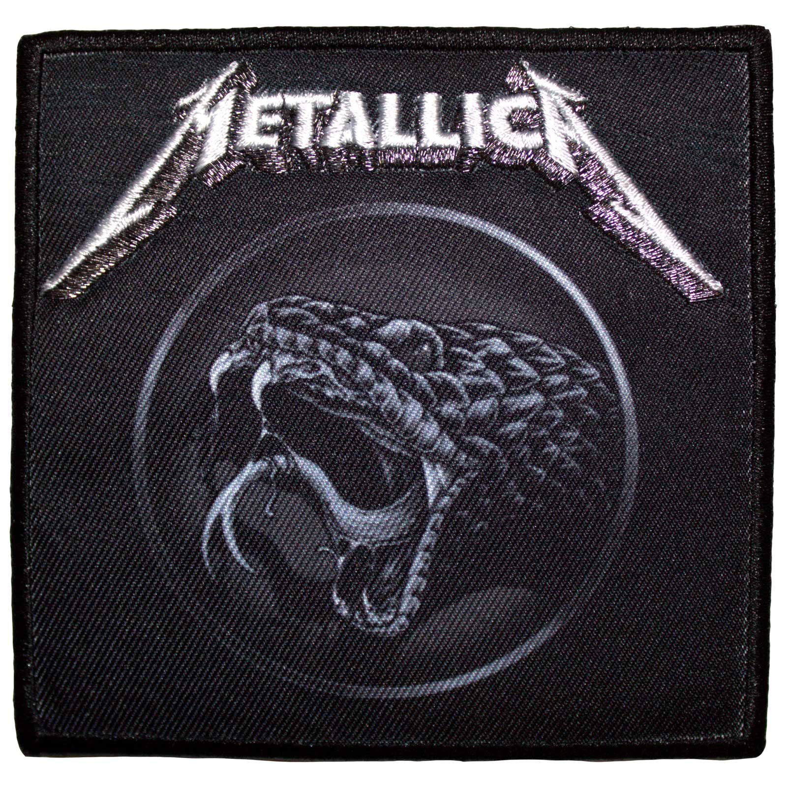 Metallica Standard Patch: Black Album Poster