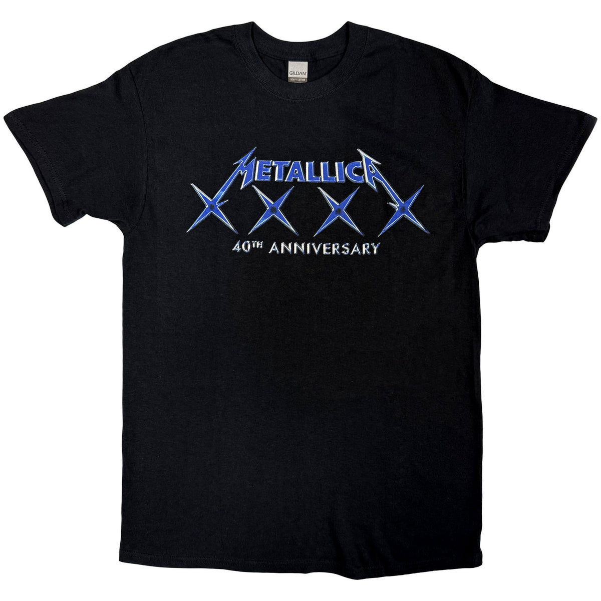 Metallica Unisex T-Shirt: 40 XXXX (Black)