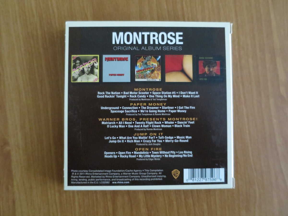 Montrose – Original Album Series — back cover