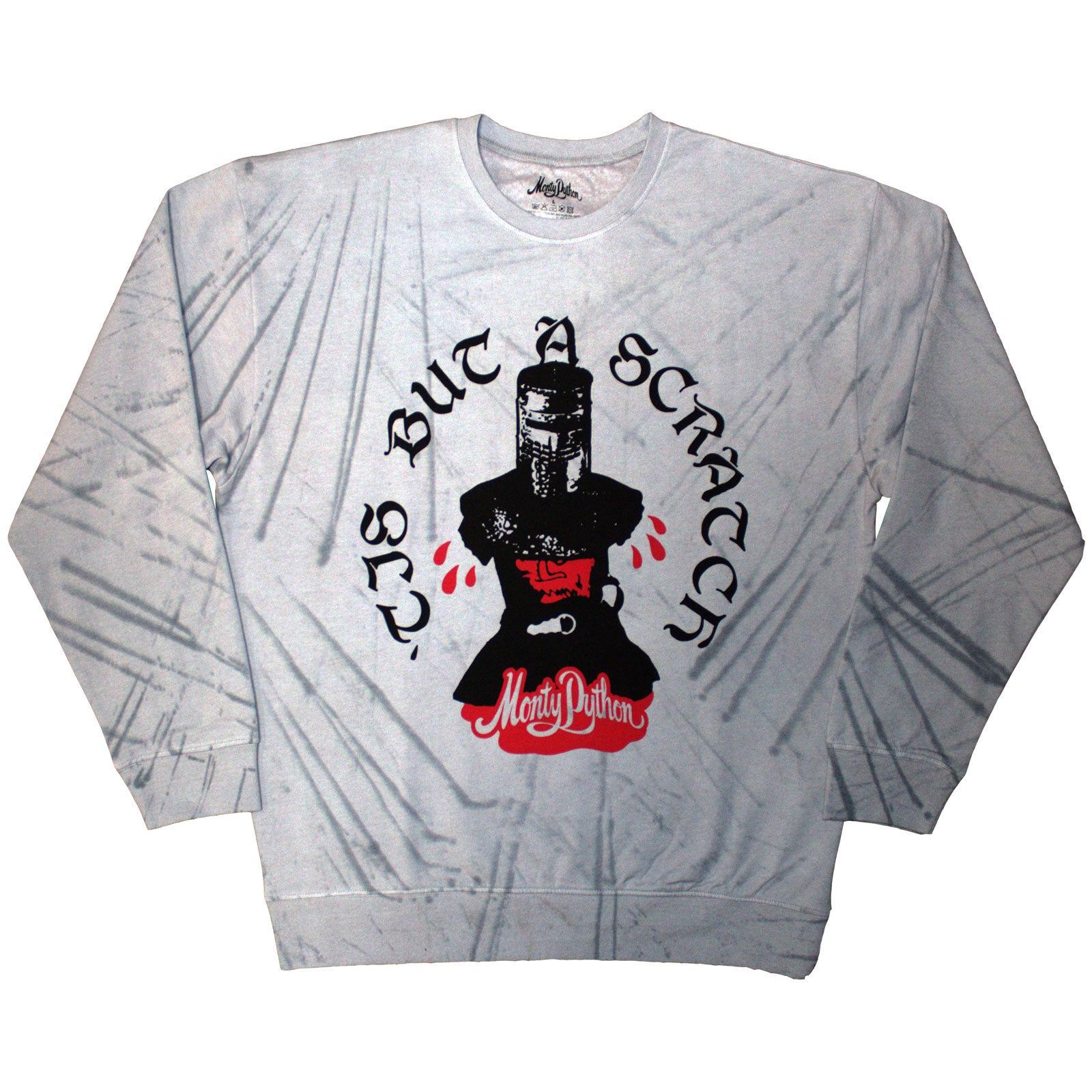 Monty Python Unisex Sweatshirt: Scratch (Grey) (Wash Collection)
