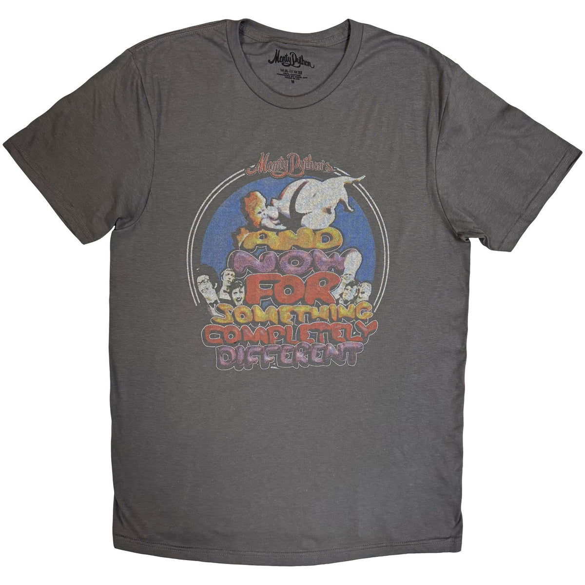 Monty Python Unisex T-Shirt: And Now For... (Charcoal Grey)