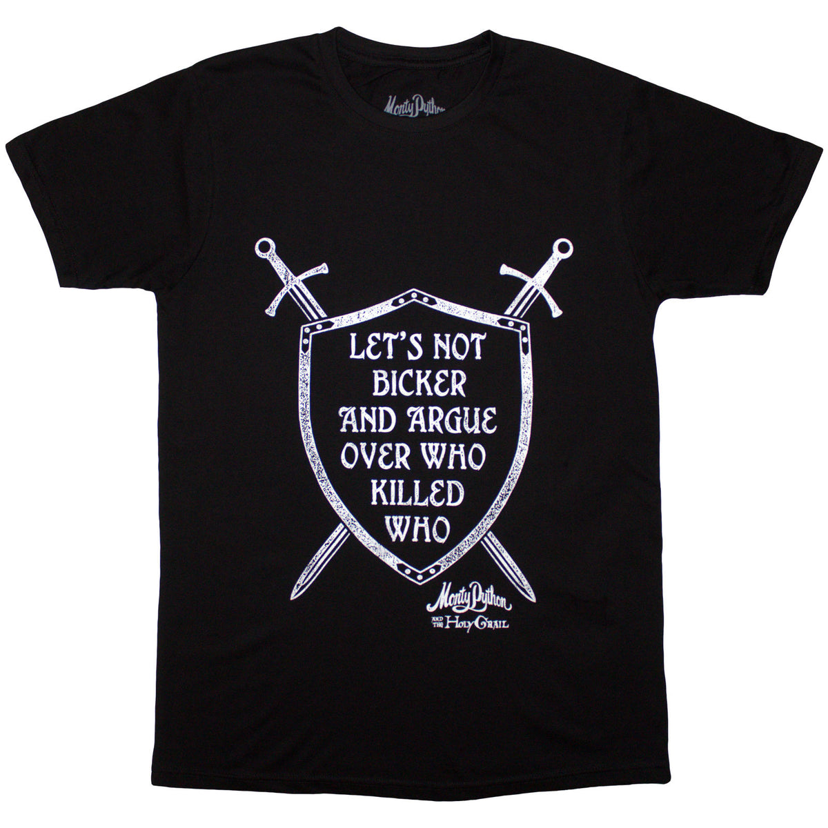 Monty Python Unisex T-Shirt: Shield (Black)