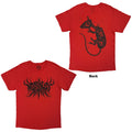 Motionless In White Unisex T-Shirt: Playing God (Red) (Back Print)
