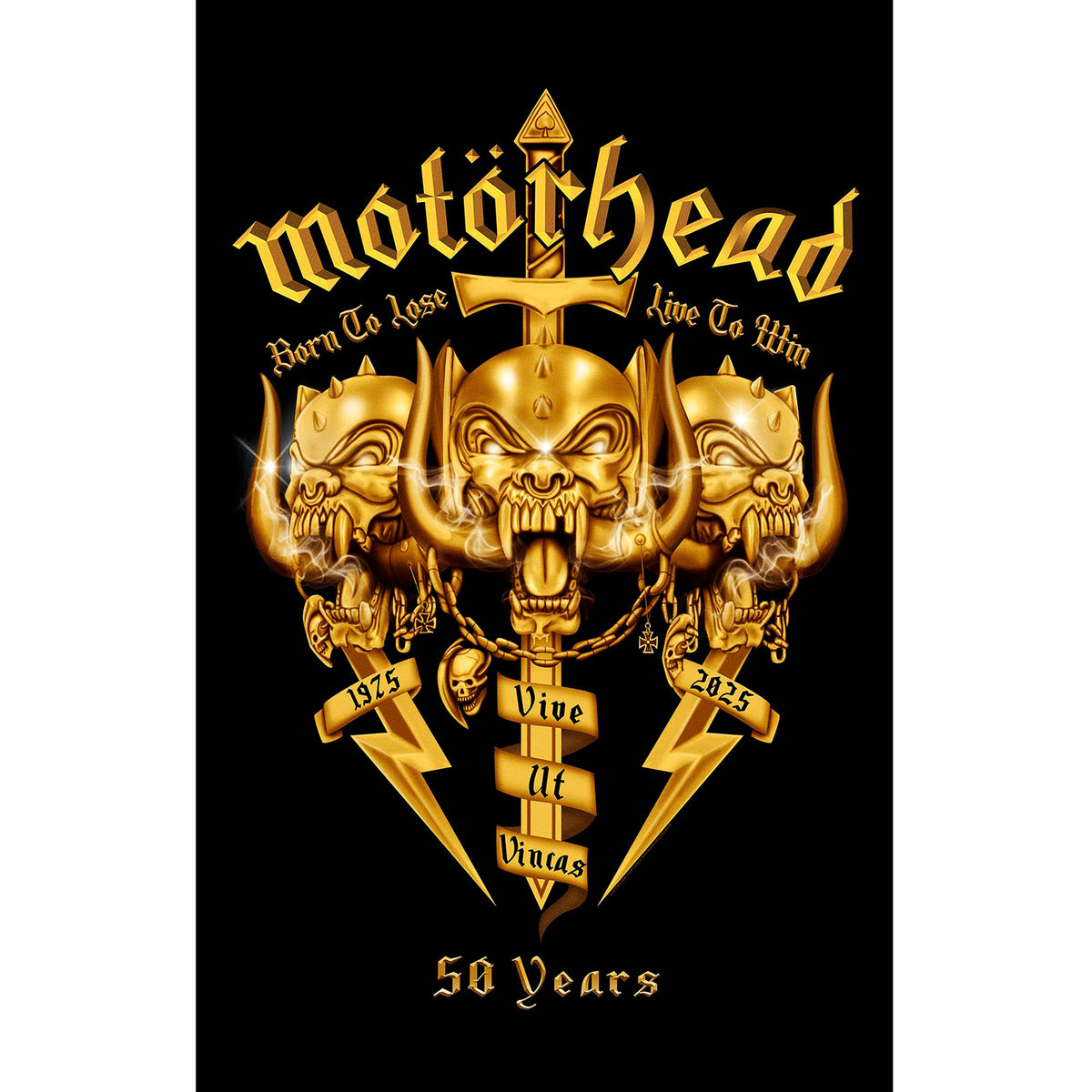 Motorhead Textile Poster: Core 50th