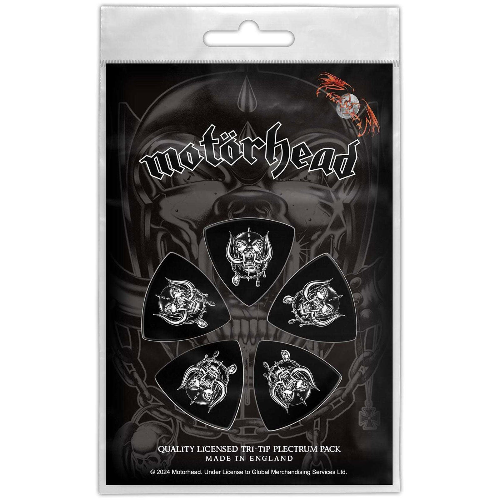 Motorhead Tri-Tip Plectrum Pack: Warpig