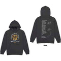 Motorhead Unisex Pullover Hoodie: Everything Louder Forever (Charcoal Grey) (Back Print)