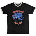 Motorhead Unisex Ringer T-Shirt: Iron Fist (Black)