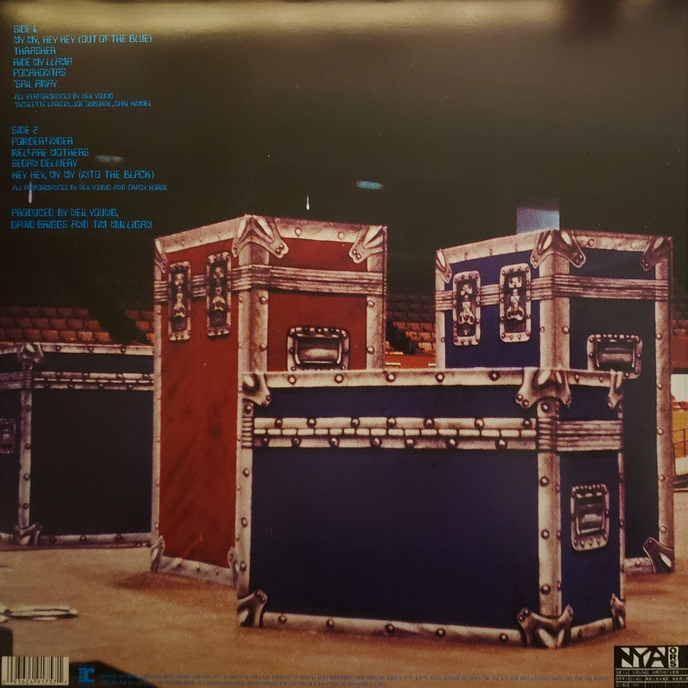 Neil Young – Rust Never Sleeps — back cover