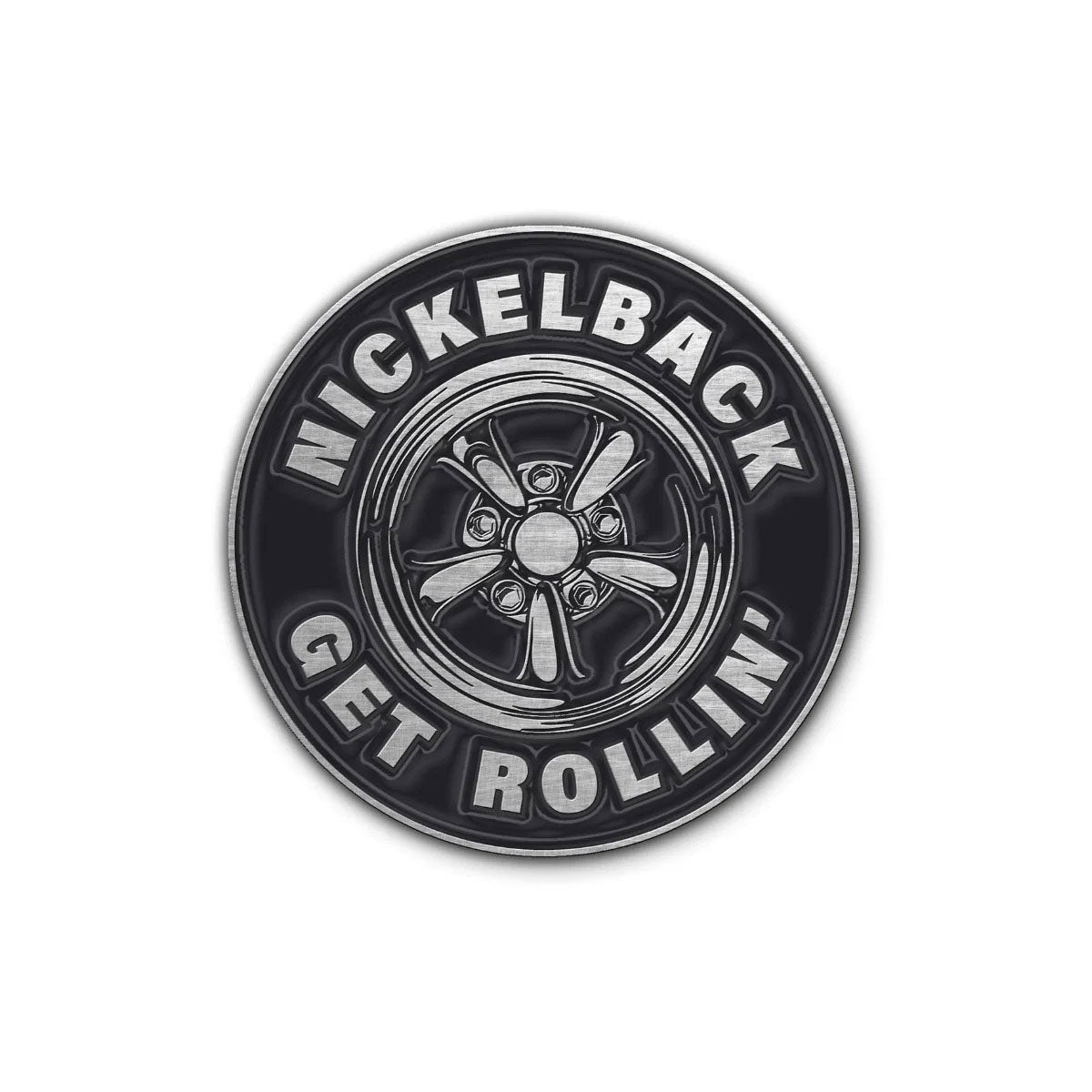 Nickelback Pin Badge: Get Rollin'
