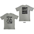 Nirvana Unisex T-Shirt: Incesticide Stacked Logo (Green) (Back Print)