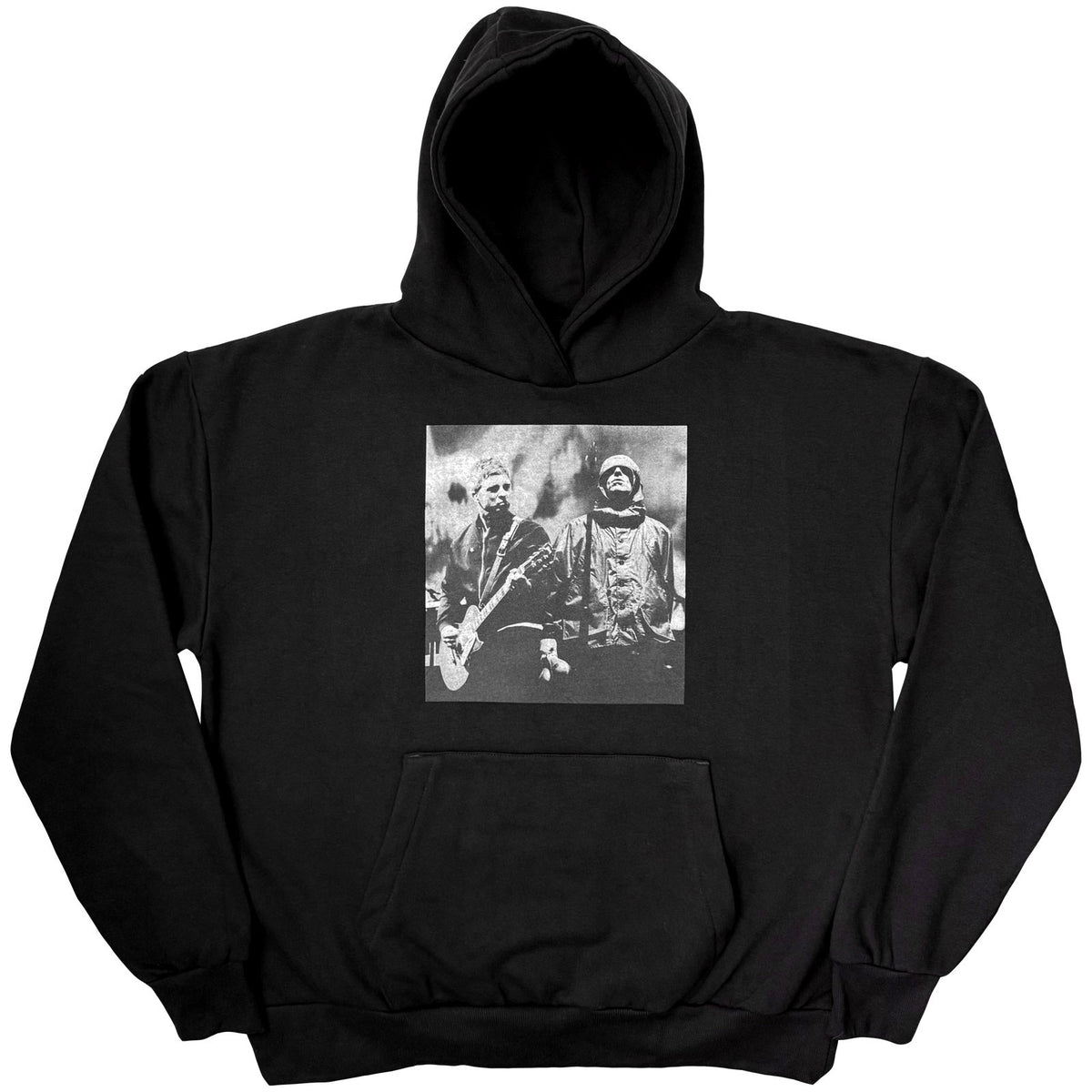 Oasis Unisex Pullover Hoodie: Live Photo (Black) (Ex-Tour)
