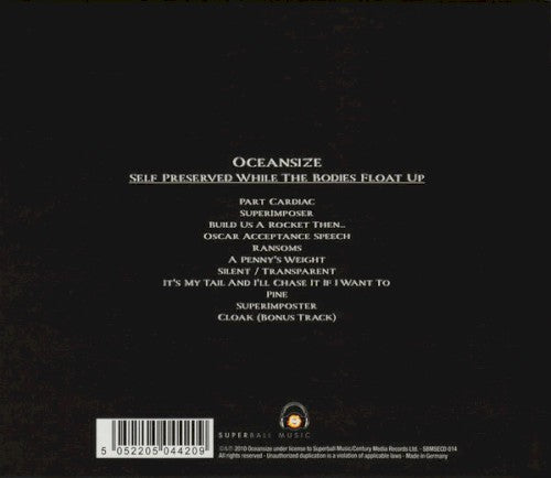 Oceansize – Self Preserved While the Bodies Float Up — back cover