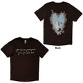 Olivia Rodrigo Unisex T-Shirt: Blue Daisy Heart (Brown) (Back Print)