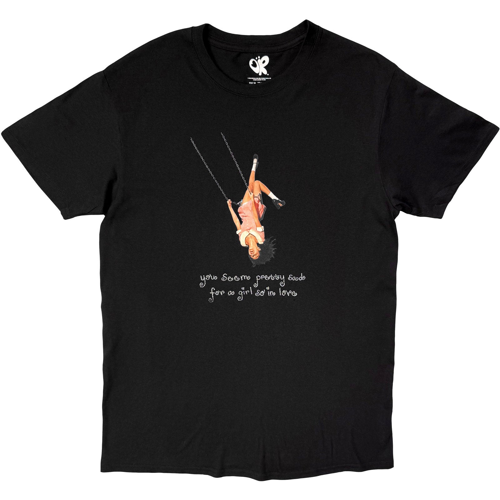 Olivia Rodrigo Unisex T-Shirt: Girl So In Love (Black)