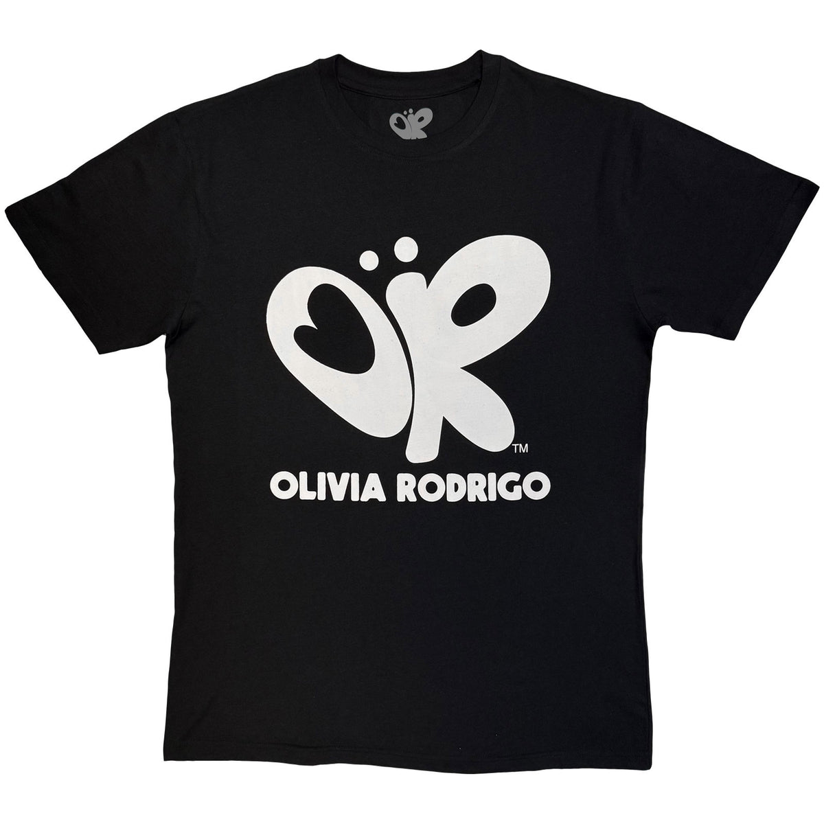 Olivia Rodrigo Unisex T-Shirt: Logo Mono (Black)