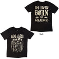 Papa Roach Unisex T-Shirt: Born For Greatness (Black) (Back Print)