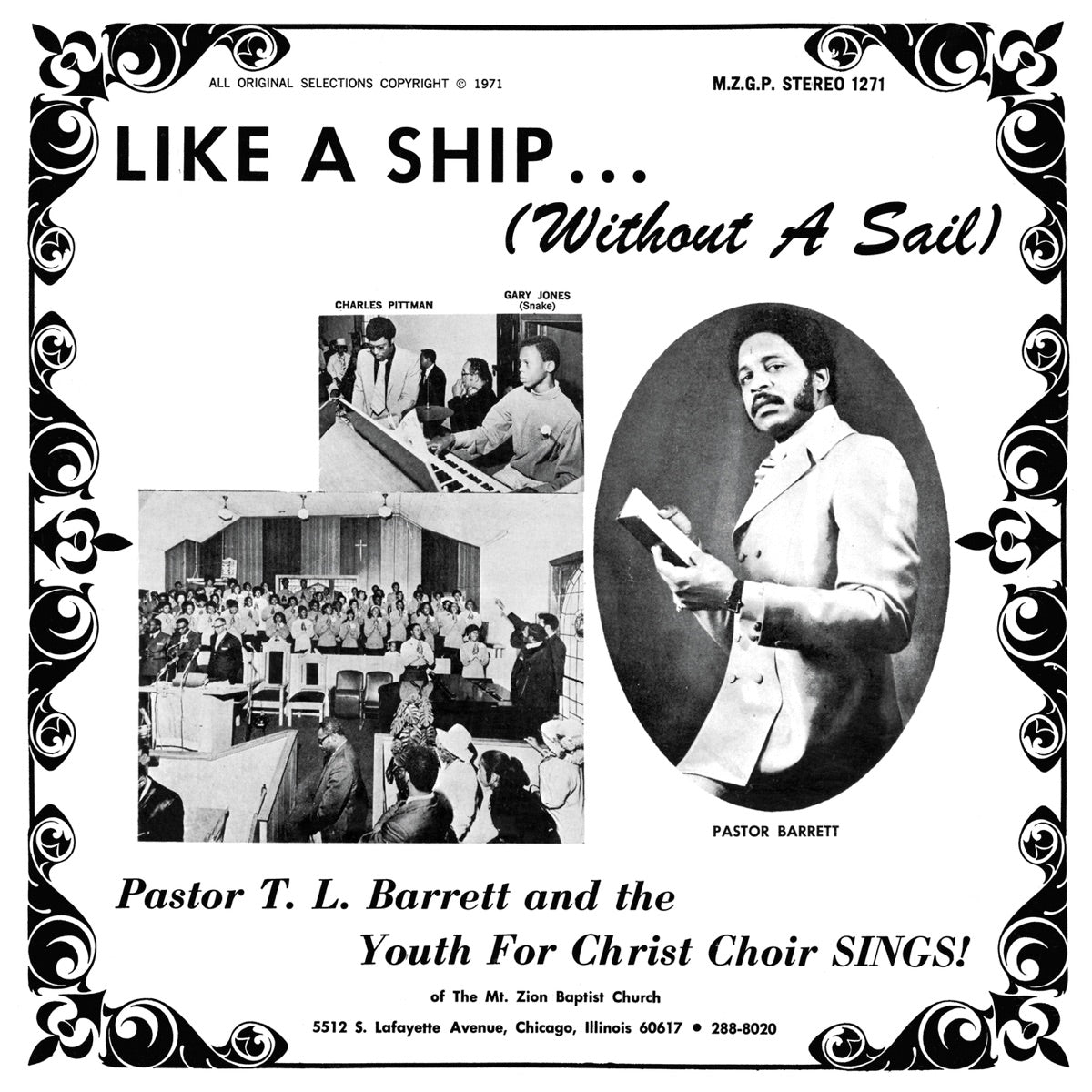 Pastor T.L. Barrett and The Youth for Christ Choir – Like a Ship (Without a Sail)