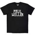 Paul Weller Unisex T-Shirt: Logo Mono (Black)