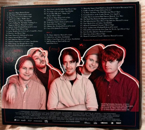 Pavement – Pavements — back cover
