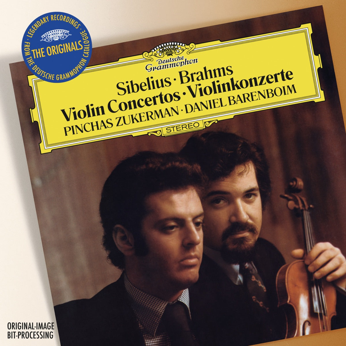 Pinchas Zukerman & Daniel Barenboim – Sibelius: Violin Concerto in D Minor, Op. 47 / Beethoven: Violin Romance No. 1 in G Major / Brahms: Violin Concerto in D Major, Op. 77 (The Originals)