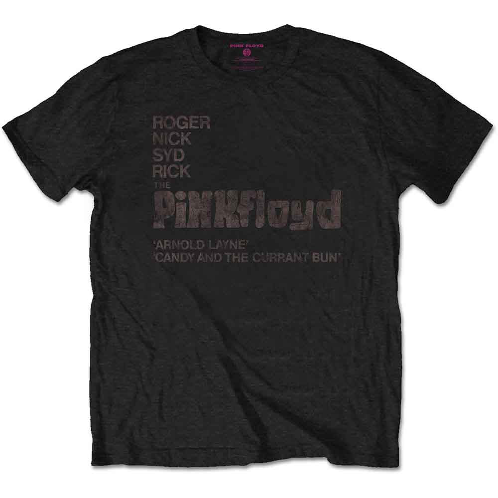 Pink Floyd Unisex T-Shirt: Arnold Layne Demo (Black)