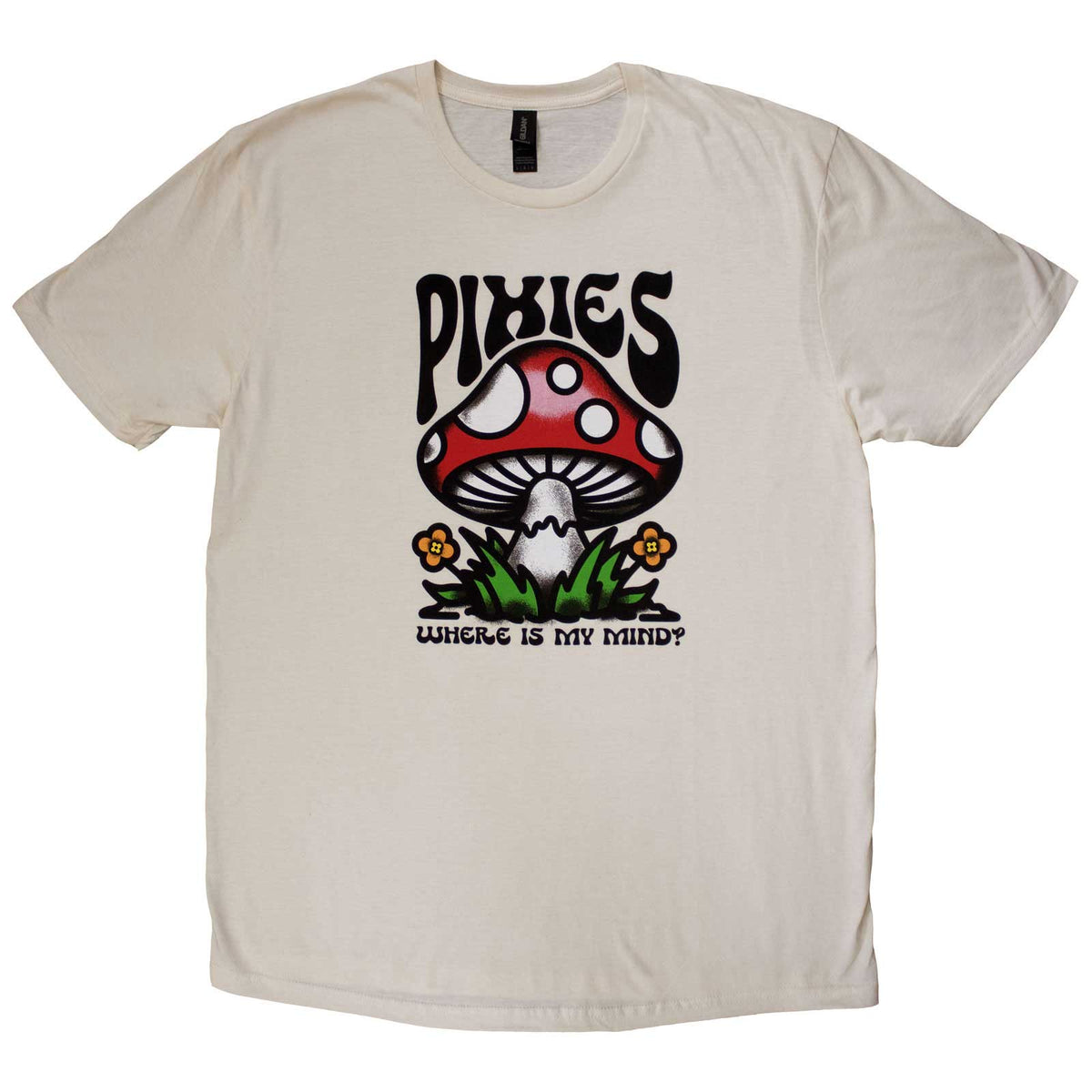 Pixies Unisex T-Shirt: Mindshroom (Natural)