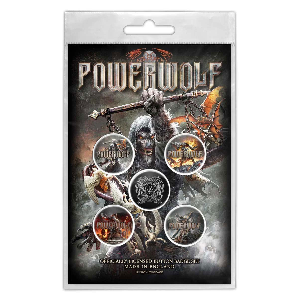 Powerwolf  Button Badge Pack: Call Of The Wild