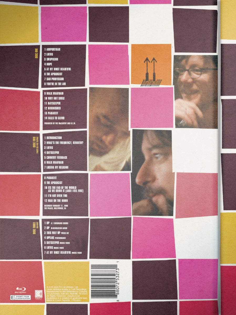 R.E.M. – Up — back cover