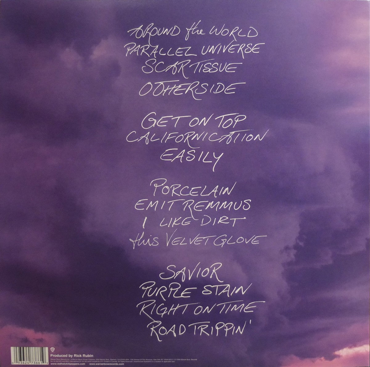 Red Hot Chili Peppers – Californication — back cover