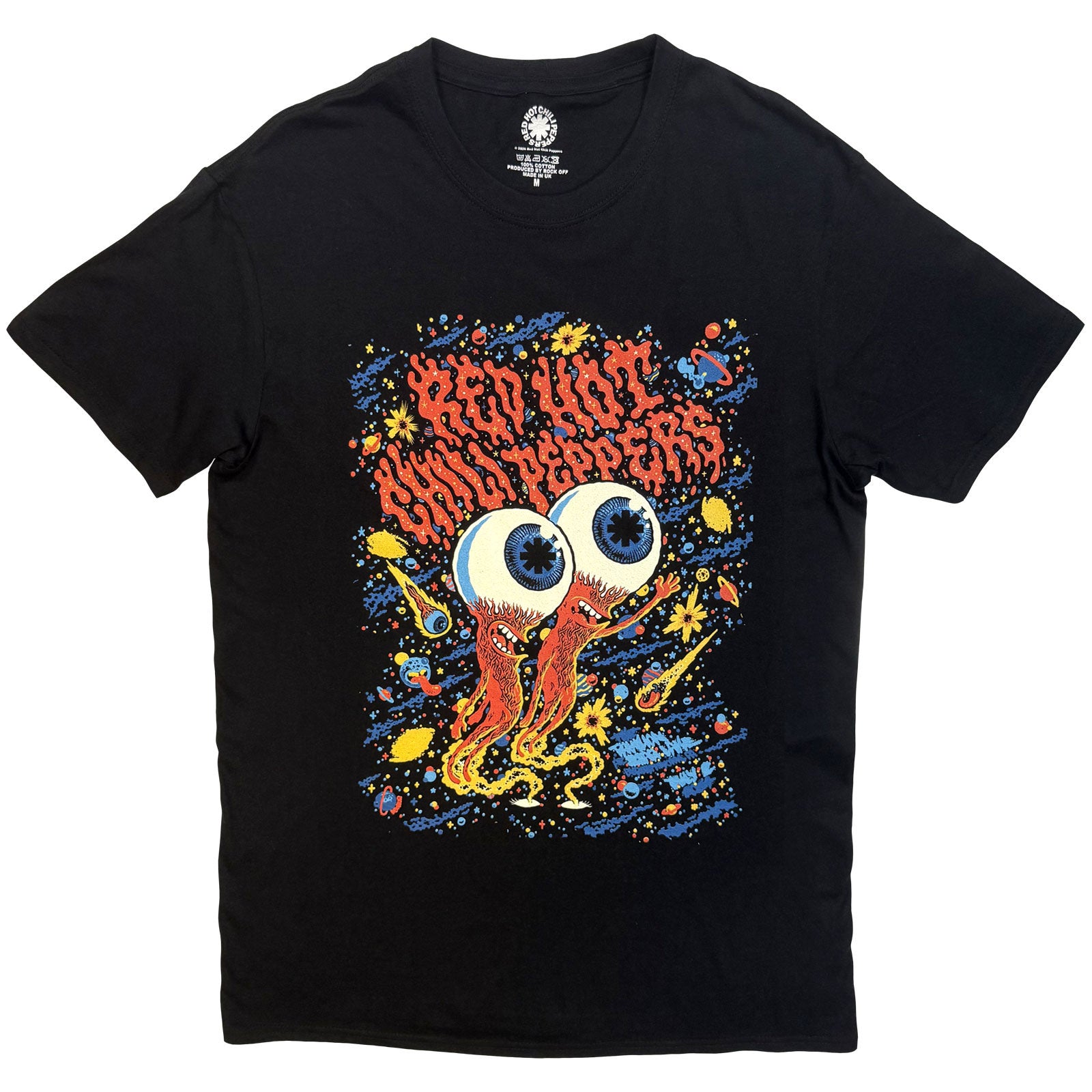 Red Hot Chili Peppers Unisex T-Shirt: Burgettstown (Black)