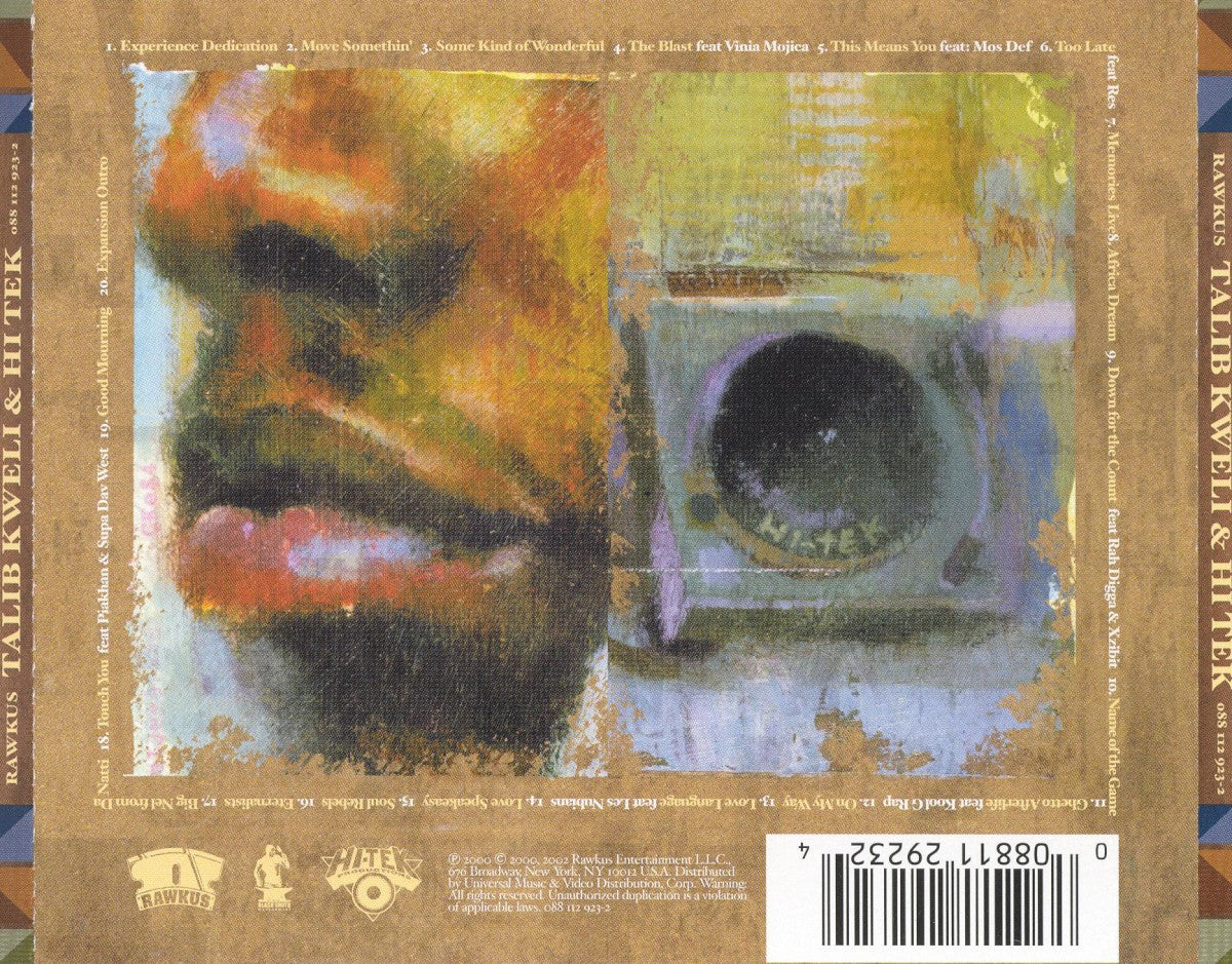 Reflection Eternal – Train of Thought — back cover