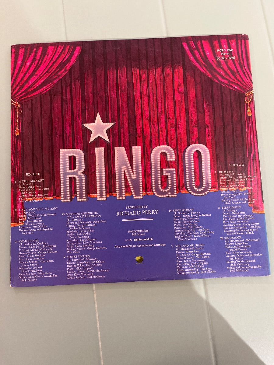 Ringo Starr – Ringo (VG+/VG+)