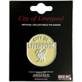 Rock Off Pin Badge: City Of Liverpool Emblem