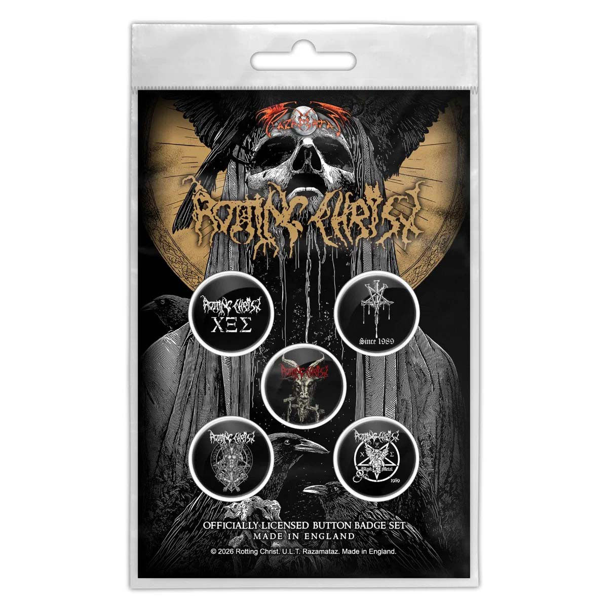 Rotting Christ  Button Badge Pack: We Are The Damned Generation