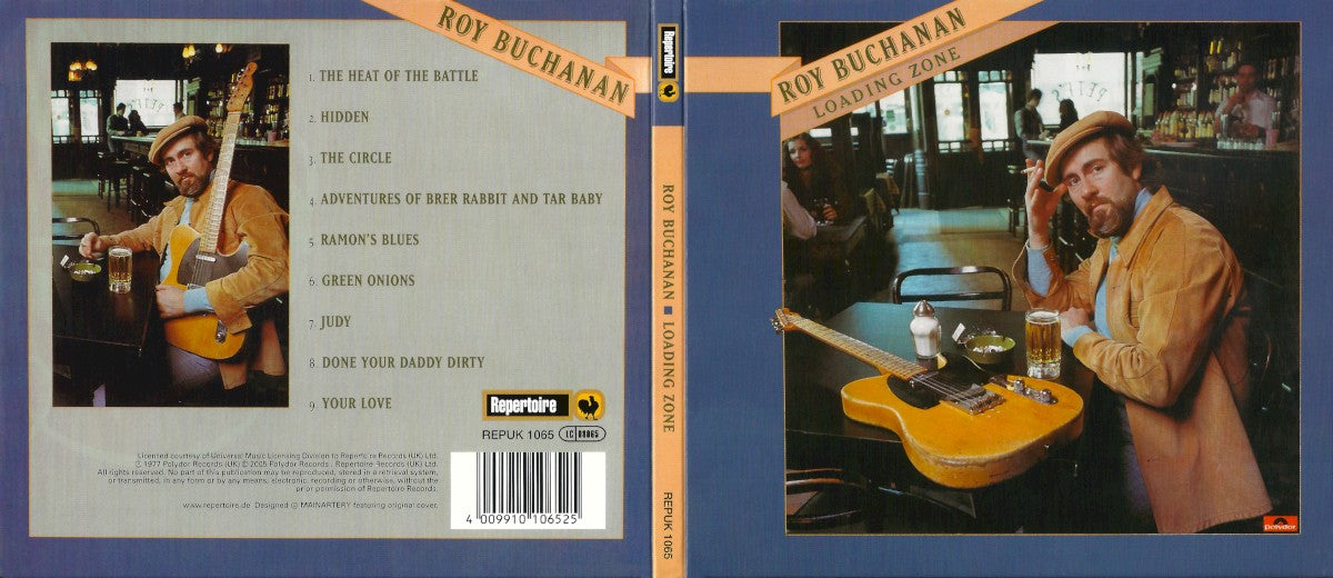 Roy Buchanan – Loading Zone — back cover
