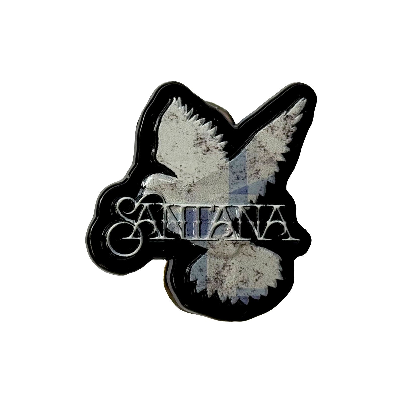 Santana Pin Badge: Dove 3D