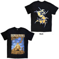 Sepultura Unisex T-Shirt: Chaos AD (Black) (Back Print)
