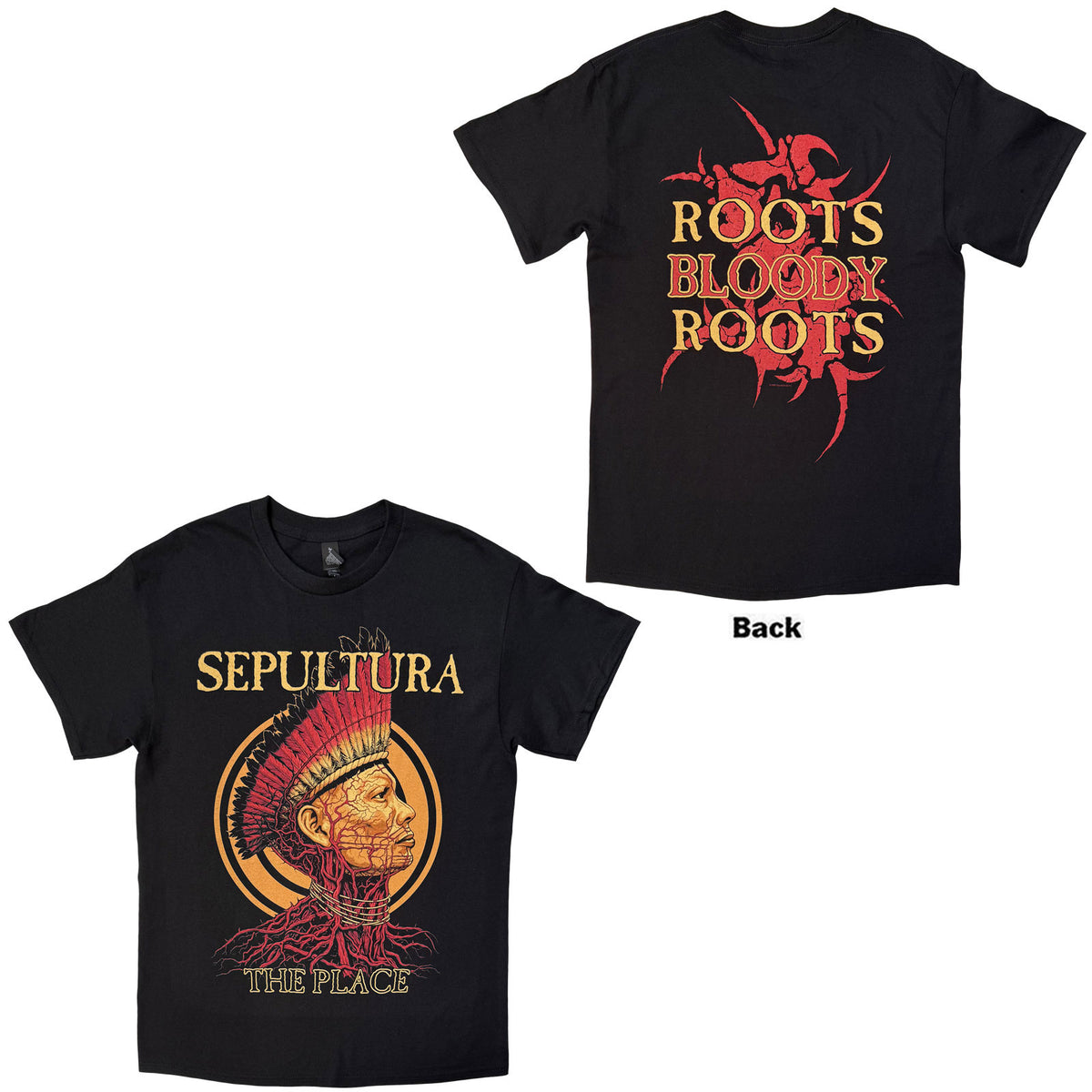 Sepultura Unisex T-Shirt: The Place (Black) (Back Print)