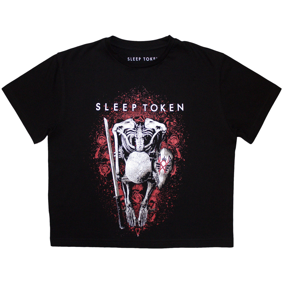 Sleep Token Ladies Crop Top: The Love You Want (Black)