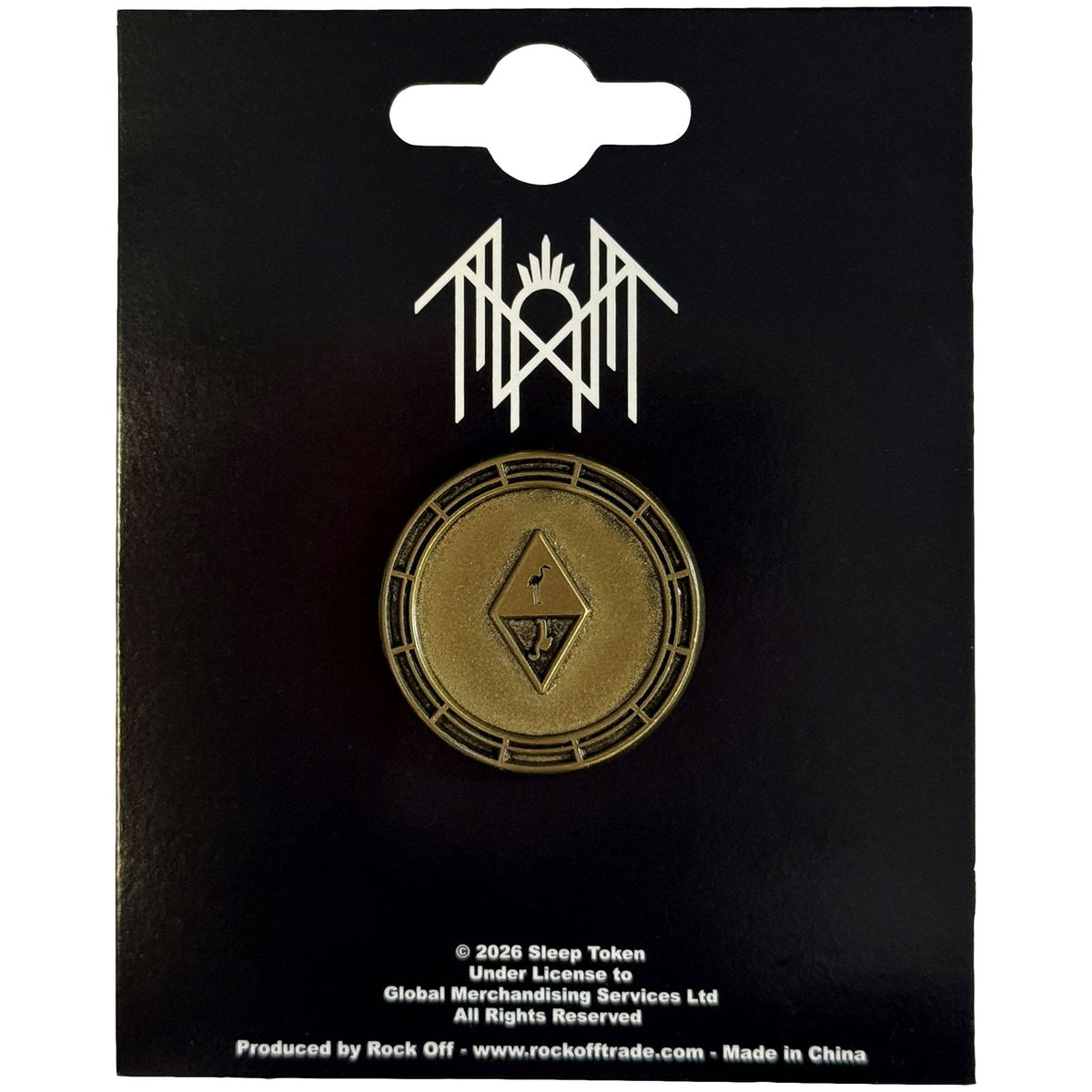 Sleep Token Pin Badge: Inverse Flamingos
