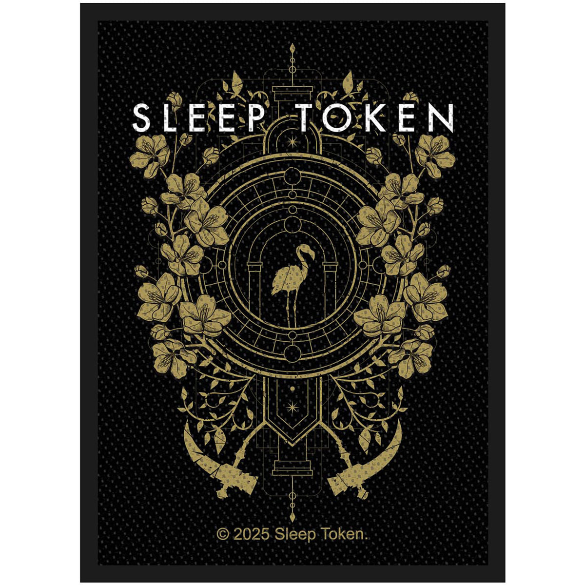 Sleep Token Standard Woven Patch: Even In Arcadia Crest